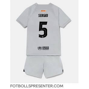 Barcelona Sergio Busquets #5 Tredje tröja Barn 2022-23 Kortärmad (+ korta byxor)